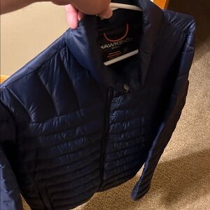 Hawke & Co Dark Blue Quilted Jacket